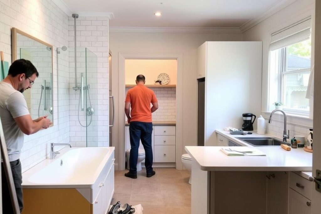 Cost savings through combined bathroom and kitchen renovation in Sydney Cost savings through combined bathroom and kitchen renovation in Sydney