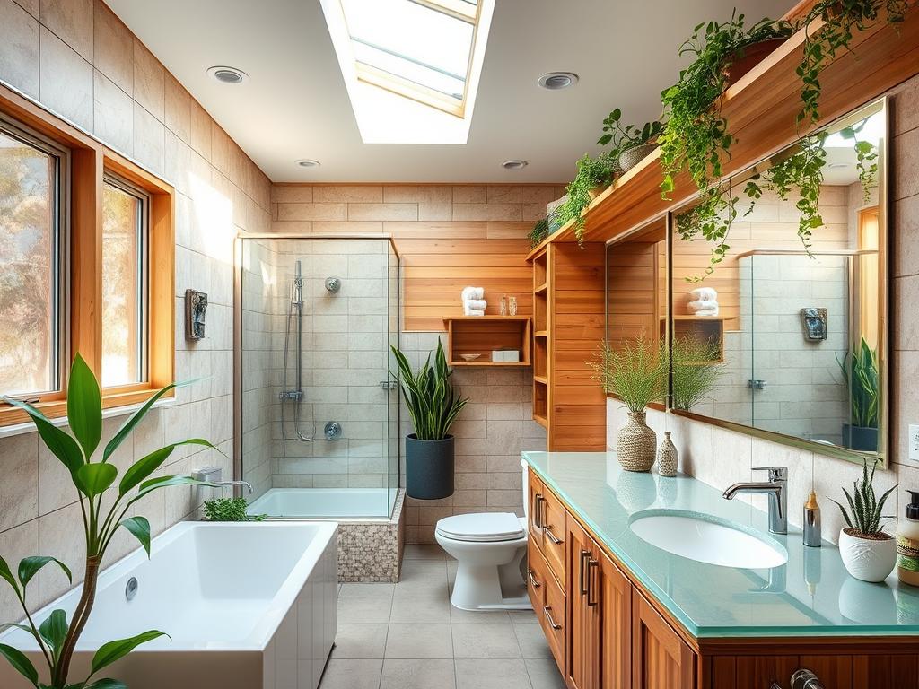 Sustainable bathroom renovation in Sydney with eco-friendly materials and fixtures Sustainable bathroom renovation in Sydney with eco-friendly materials and fixtures
